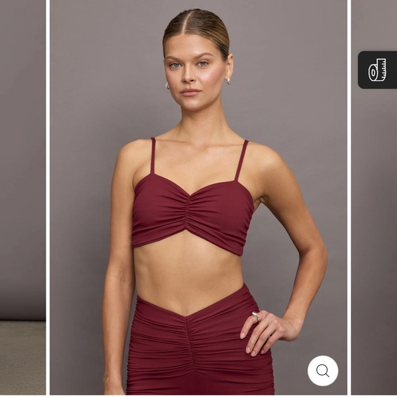 Port De Bras Burgundy Ariadne Two-Piece Set - Picture 1 of 4